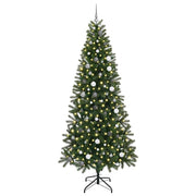 Vidaxl kunstkerstboom groen 240 cm pe en pvc - afbeelding 3