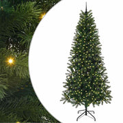 Vidaxl kunstkerstboom groen 240 cm pe en pvc - afbeelding 2
