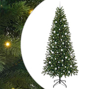 Vidaxl kunstkerstboom groen 240 cm pe en pvc - afbeelding 2