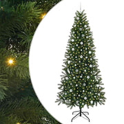 Vidaxl kunstkerstboom groen 240 cm pe en pvc - afbeelding 2