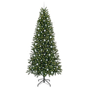 Vidaxl kunstkerstboom groen 240 cm pe en pvc - afbeelding 3