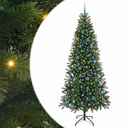 Vidaxl kunstkerstboom groen 240 cm pe en pvc - afbeelding 2