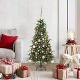 Vidaxl kunstmatige inklapbare kerstboom groen 120 cm pe en pvc - afbeelding 1
