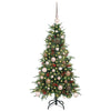 Vidaxl kunstmatige inklapbare kerstboom groen 120 cm pe en pvc