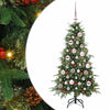 Vidaxl kunstmatige inklapbare kerstboom groen 120 cm pe en pvc