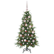 Vidaxl kunstmatige inklapbare kerstboom groen 120 cm pe en pvc - afbeelding 3