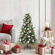 Vidaxl kunstmatige inklapbare kerstboom groen 120 cm pe en pvc - afbeelding 1