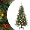 Vidaxl kunstmatige inklapbare kerstboom groen 150 cm pe en pvc