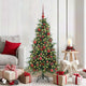 Vidaxl kunstmatige inklapbare kerstboom groen 150 cm pe en pvc