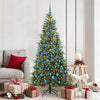 Vidaxl kunstmatige inklapbare kerstboom groen 180 cm pe en pvc