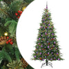 Vidaxl kunstmatige inklapbare kerstboom groen 210 cm pe en pvc