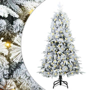 Vidaxl kunstmatige inklapbare kerstboom groen 120 cm pe en pvc - afbeelding 2
