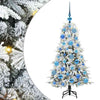 Vidaxl kunstmatige inklapbare kerstboom wit 120 cm pe en pvc