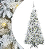Vidaxl kunstmatige inklapbare kerstboom wit 180 cm pe en pvc
