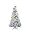 Vidaxl kunstmatige inklapbare kerstboom wit 180 cm pe en pvc