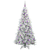 Vidaxl kunstmatige inklapbare kerstboom wit 180 cm pe en pvc