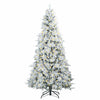 Vidaxl kunstmatige inklapbare kerstboom wit 240 cm pe en pvc