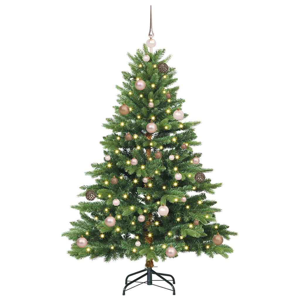 Vidaxl kunstkerstboom met 150 led met standaard groen 150 cm pe en pvc