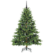 Vidaxl kunstkerstboom met 150 led met standaard groen 150 cm pe en pvc - afbeelding 3