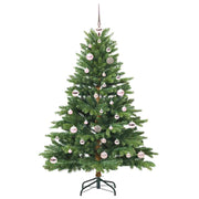 Vidaxl kunstkerstboom met 150 led met standaard groen 150 cm pe en pvc - afbeelding 3