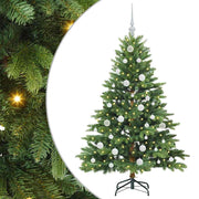 Vidaxl kunstkerstboom met 150 led met standaard groen 150 cm pe en pvc - afbeelding 2