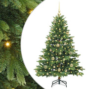 Vidaxl kunstkerstboom met 150 led met standaard groen 150 cm pe en pvc - afbeelding 2