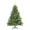 Vidaxl kunstkerstboom met 150 led met standaard groen 150 cm pe en pvc