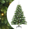 Vidaxl kunstkerstboom met 150 led met standaard groen 150 cm pe en pvc