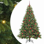 Vidaxl kunstkerstboom met 300 led met standaard groen 180 cm pe en pvc - afbeelding 2