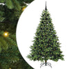 Vidaxl kunstkerstboom met 300 led met standaard groen 180 cm pe en pvc