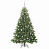 Vidaxl kunstkerstboom met 300 led met standaard groen 180 cm pe en pvc
