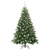 Vidaxl kunstkerstboom met 300 led met standaard groen 180 cm pe en pvc