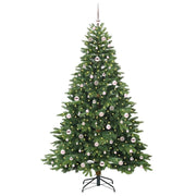 Vidaxl kunstkerstboom met 300 led met standaard groen 210 cm pe en pvc - afbeelding 3
