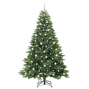 Vidaxl kunstkerstboom met 300 led met standaard groen 210 cm pe en pvc - afbeelding 3