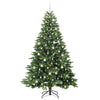 Vidaxl kunstkerstboom met 300 led met standaard groen 210 cm pe en pvc