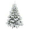 Vidaxl kunstkerstboom met 150 led met standaard wit 120 cm pe en pvc