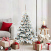 Vidaxl kunstkerstboom met 150 led met standaard wit 120 cm pe en pvc