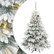 Vidaxl kunstkerstboom met 150 led met standaard wit 120 cm pe en pvc - afbeelding 2