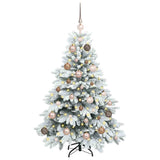 Vidaxl kunstkerstboom met 150 led met standaard wit 120 cm pe en pvc - afbeelding 3