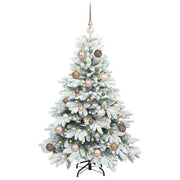 Vidaxl kunstkerstboom met 150 led met standaard wit 120 cm pe en pvc - afbeelding 3