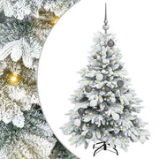 Vidaxl kunstkerstboom met 150 led met standaard wit 120 cm pe en pvc - afbeelding 2