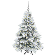 Vidaxl kunstkerstboom met 150 led met standaard wit 120 cm pe en pvc - afbeelding 3