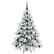 Vidaxl kunstkerstboom met 150 led met standaard wit 120 cm pe en pvc - afbeelding 3