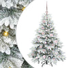 Vidaxl kunstkerstboom met 150 led met standaard wit 120 cm pe en pvc
