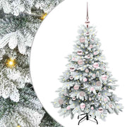Vidaxl kunstkerstboom met 150 led met standaard wit 120 cm pe en pvc - afbeelding 2