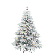 Vidaxl kunstkerstboom met 150 led met standaard wit 120 cm pe en pvc - afbeelding 3