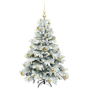 Vidaxl kunstkerstboom met 150 led met standaard wit 120 cm pe en pvc - afbeelding 3