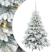 Vidaxl kunstkerstboom met 150 led met standaard wit 120 cm pe en pvc - afbeelding 2