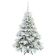 Vidaxl kunstkerstboom met 150 led met standaard wit 120 cm pe en pvc - afbeelding 3