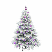 Vidaxl kunstkerstboom met 150 led met standaard wit 120 cm pe en pvc - afbeelding 3